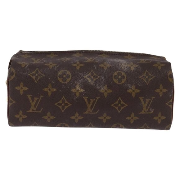 LOUIS VUITTON Monogram Trousse Patte Pression Cosmetic Pouch